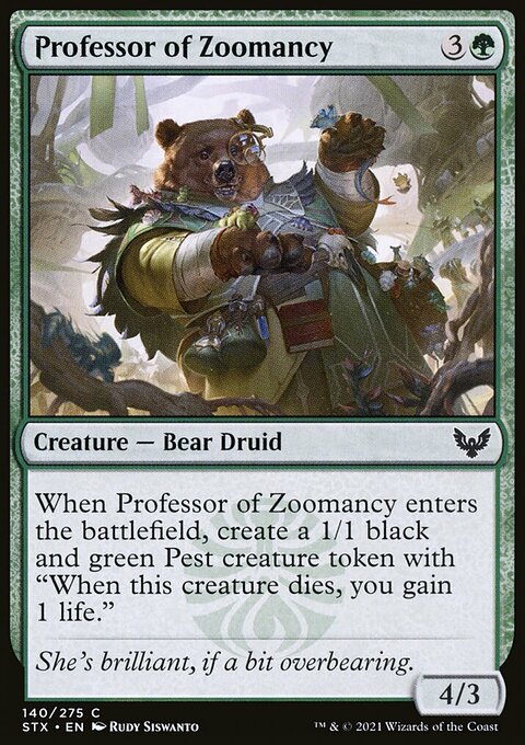 Professor of Zoomancy